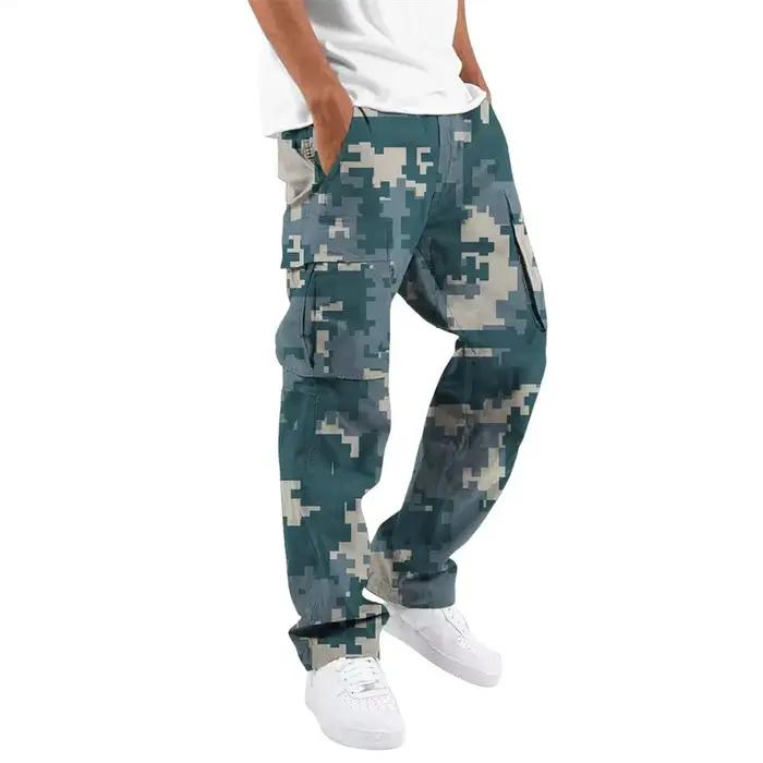 Salopette camouflage 2024 homme mode printing outdoor droite corde pêche décontractée vêtement