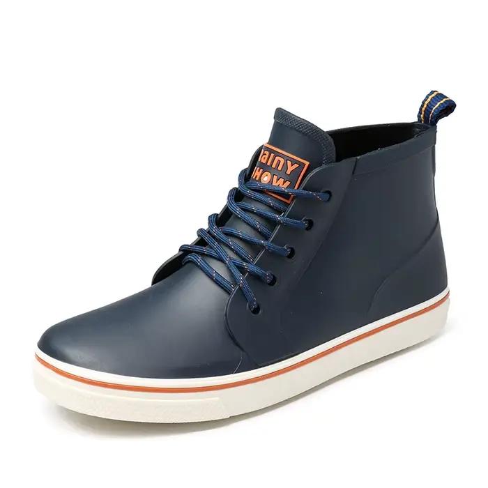 Bottes de pêche courtes caoutchouc homme 2020 neuves jardin loisirs extérieur antidérapantes