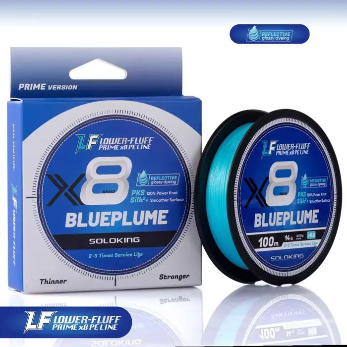 Ligne de pêche Soloking NEW Braided X8 100m/150m PE multifilament - Super lisse 12lb-40lb eau douce et salée
