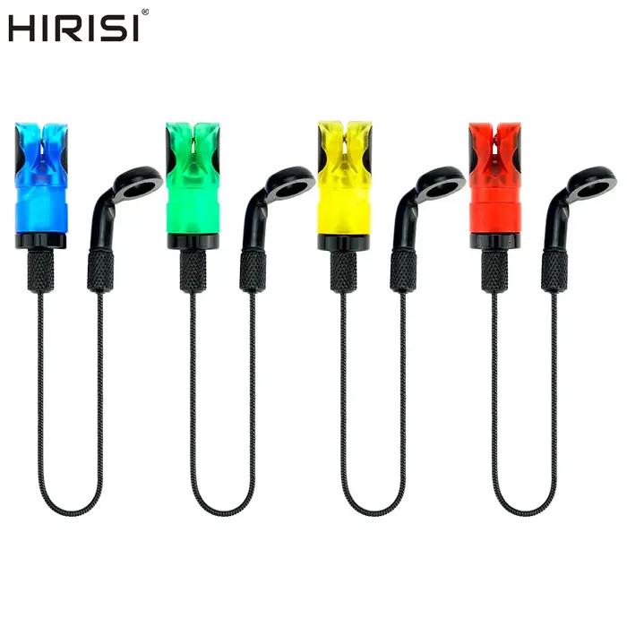 4 indicateurs chute alarme Hirisi B2043 - chaîne acier inoxydable accessoires pêche carpe gros poissons