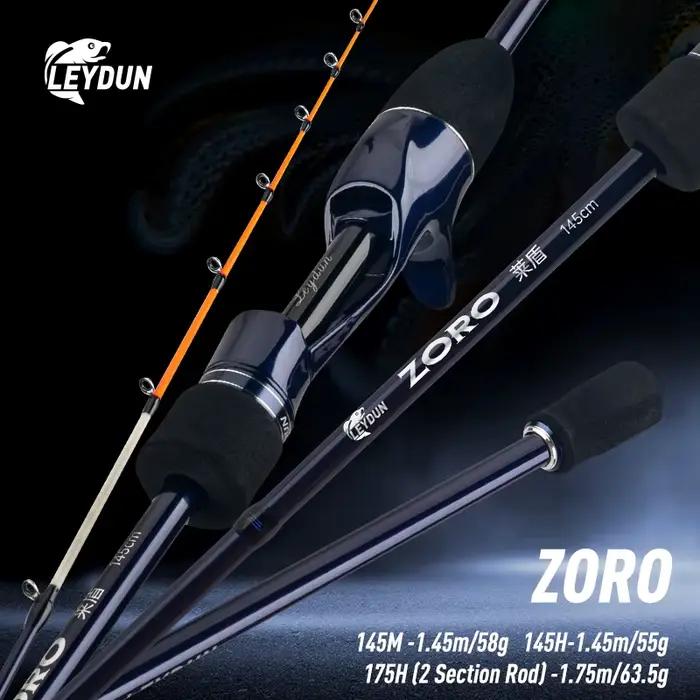 Canne LEYDUN ZORO Léger pour pêche au calmar et seiche avec scion titane 145M/H 58g