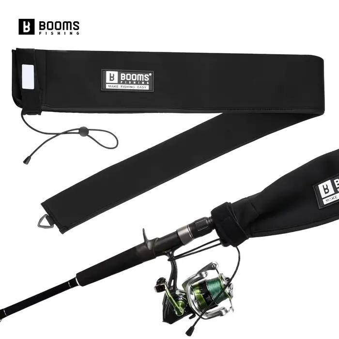 Protections de canne à pêche Booms Fishing RS8 en néoprène avec boucle de suspension pour rangement