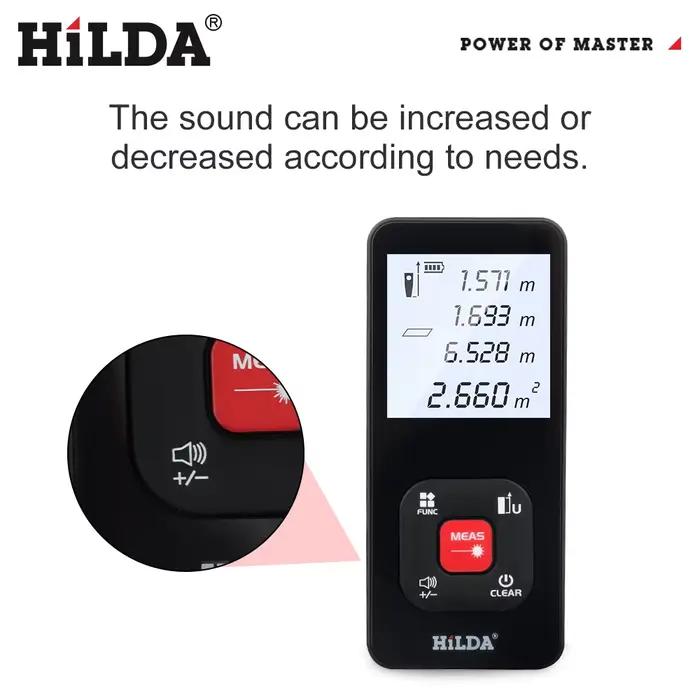 Télémètre laser HILDA professionnel 120m pour pêche précise - Instrument de mesure haute performance