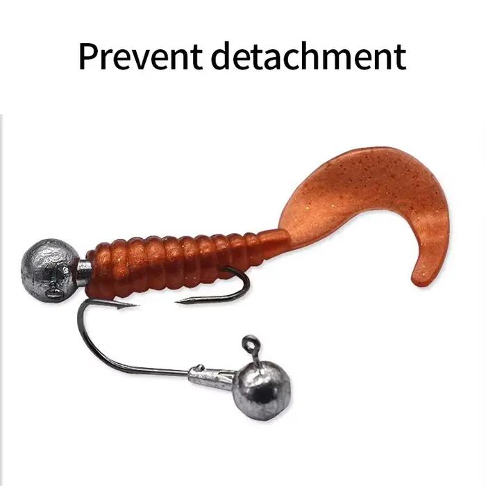 Têtes plombées tungstène 10 pièces 2g à 14g - Jigs pêche roche pour leurres souples et vers