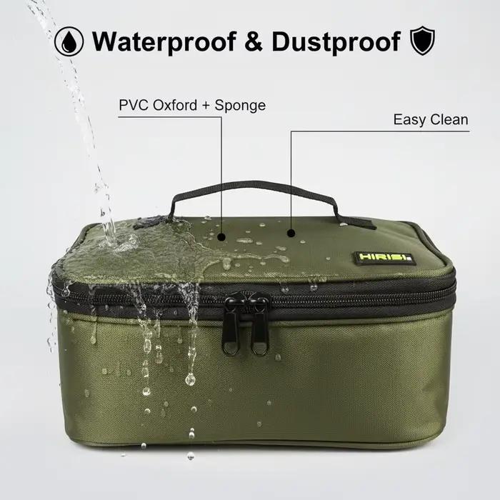 Sac pêche carpe multi-usage Hirisi PVC Oxford rangement moulinets leurres accessoires pêche