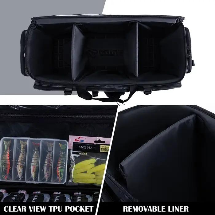 Sac étanche Goture grande capacité fond dur EVA - Rangement matériel pêche et camping outdoor