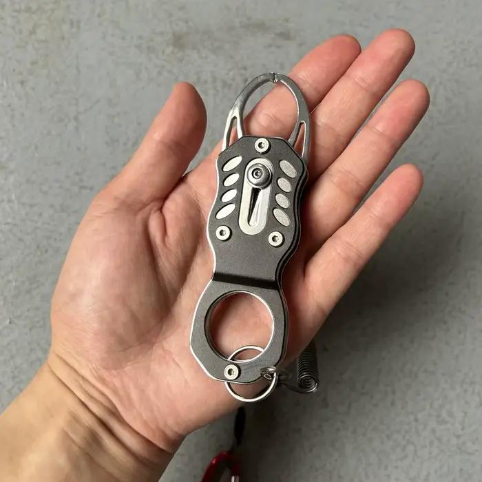 Pince à lèvres poisson inox 304 anti-rouille DNDYUJU pour pêche professionnelle portable