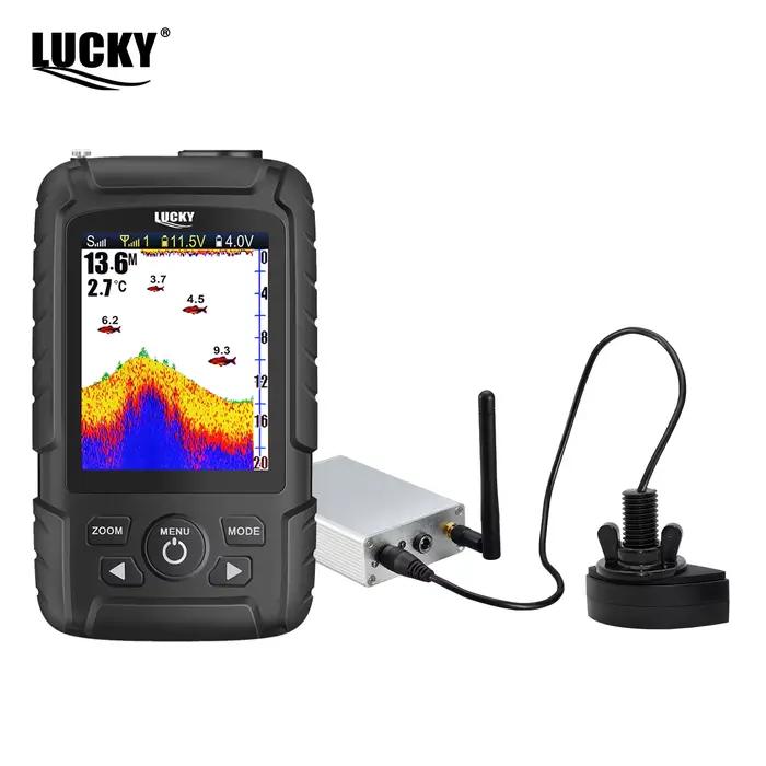 Sonar pêche portable Lucky FF718LiC-WL sans fil 100m/328ft détecteur poissons profondeur eau mer lac