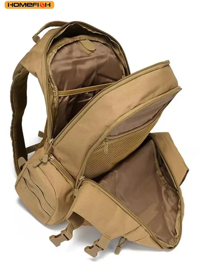 Sac à dos pêche chasse 45L étanche HOMEFISH - Sac tactique randonnée camping trekking