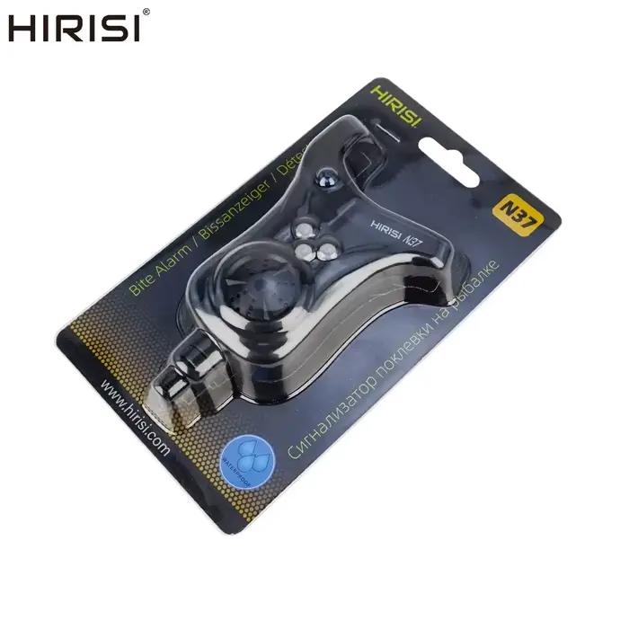 Alarme de touche feeder Hirisi avec contrôle volume, tonalité, sensibilité et indicateur LED N37 pour carpe