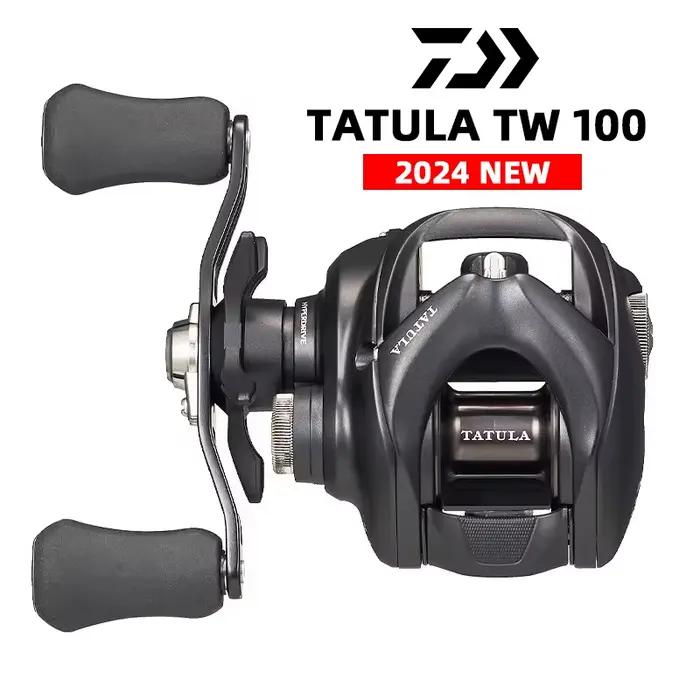 Moulinet baitcast DAIWA TATULA TW100 2024 - 7+1 roulements, drague 5kg pour pêche sportive précise