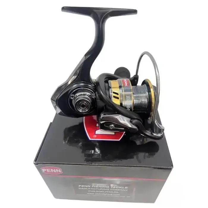 Moulinet de pêche PENN 13+1 roulements - Rapport 4.7:1/5.5:1 - Ligne PE offerte pour pêche en mer et surfcasting