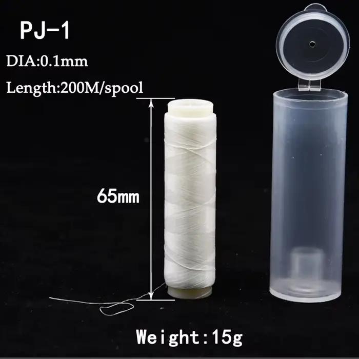 Fil élastique invisible PJ haute résistance pour appâts de pêche en mer - Bobine polyester
