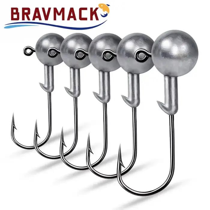 Hameçons crank style 10 pièces 1g à 4g pour pêche avec leurres souples plastique