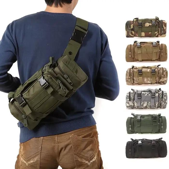 Sac banane ceinture étanche homme cross-body épaule randonnée escalade pêche camping