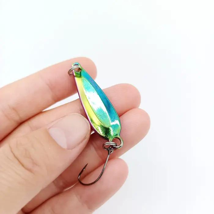 Leurre métal spinner spoon DUODUOYU 1.1g à 7g pour pêche du bar en mer et carnassiers