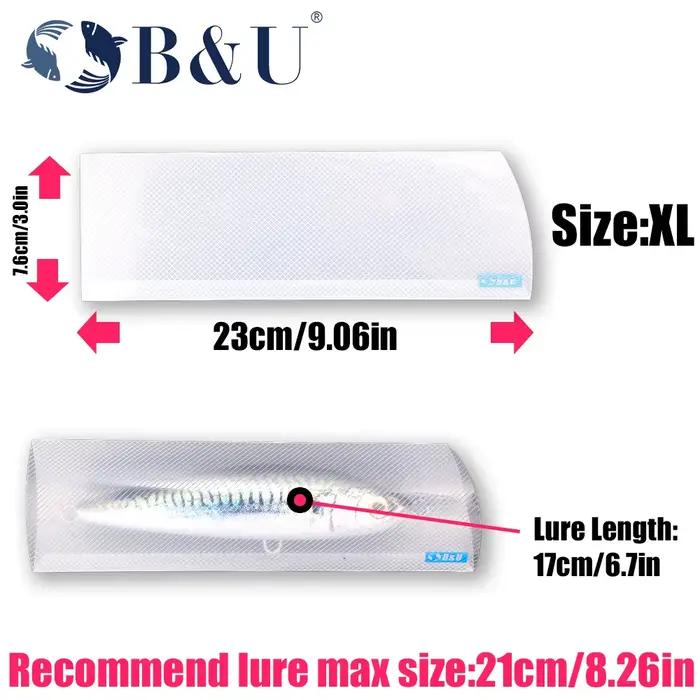 Sacs de rangement leurres B&U pour pêche eau douce et mer - Multiples formats pour leurres durs et souples