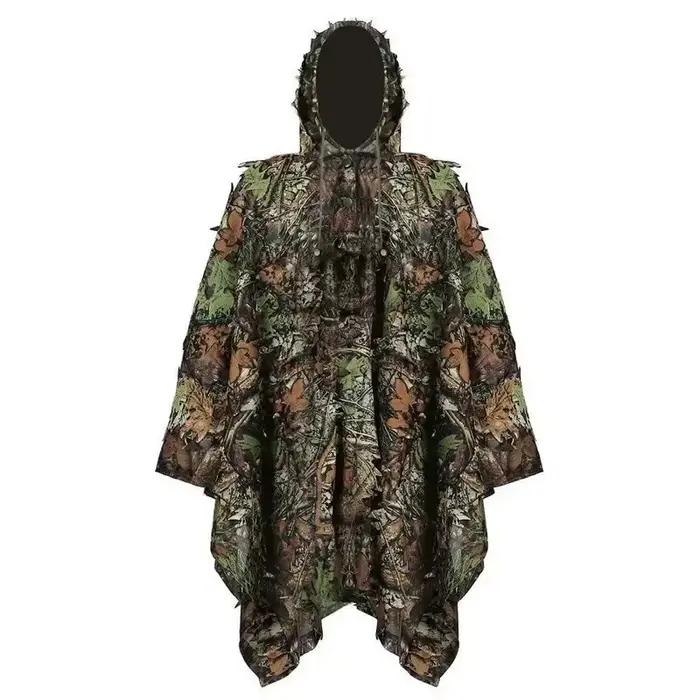Vêtements pêche camouflage érable 3D - Tenue Ghillie discrétion optimale pêcheurs