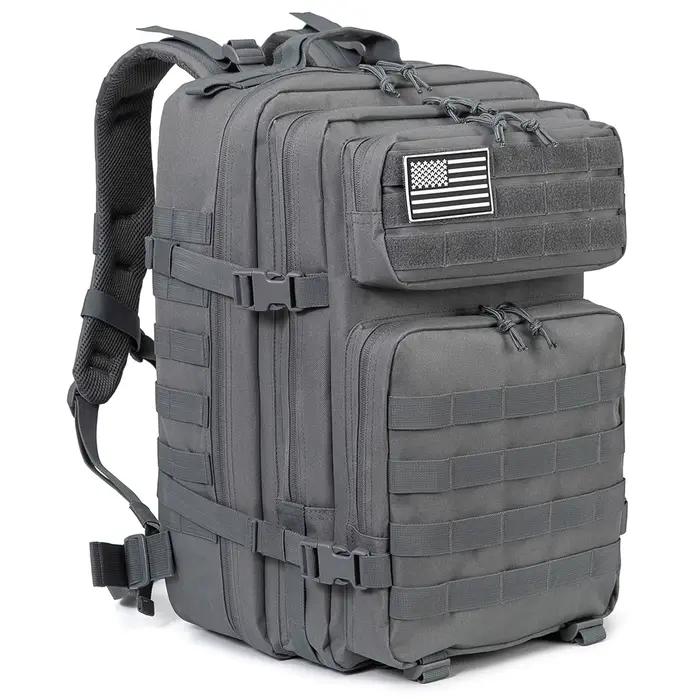 Sac à dos tactique 50L/30L ultra-résistant pour travail, militaire et pêche - autonomie 3 jours