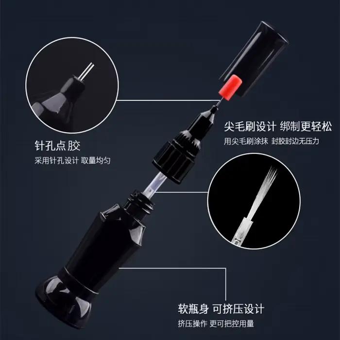 Colle UV Persuder 12ml viscosité moyenne - Matériel montage mouches avec pinceau et aiguille précision