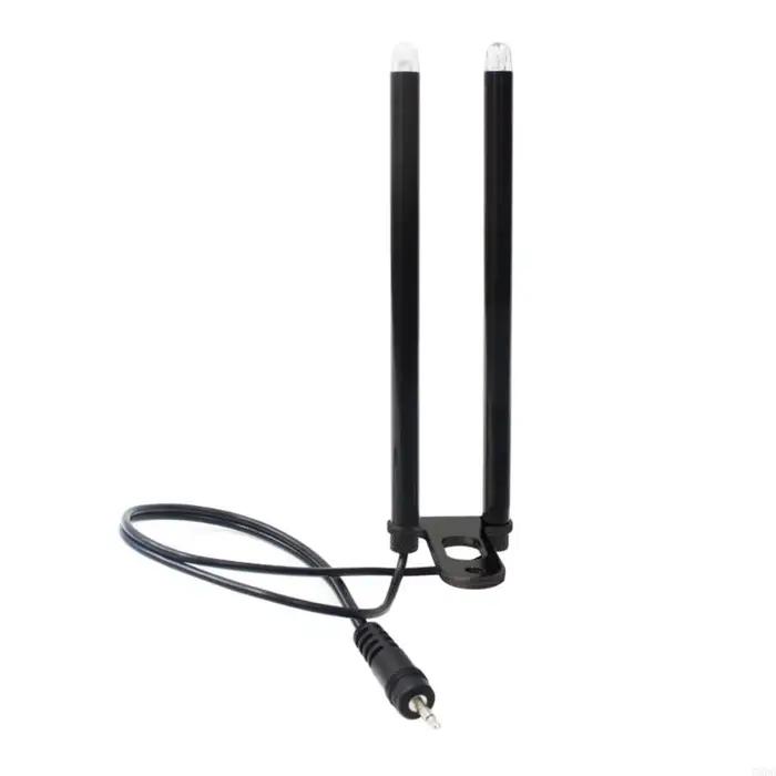 Barre oreille décrochage pêche G6DE avec LED : alarme portable anti-vent pour morsures