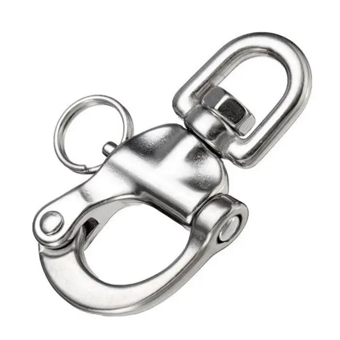 Mousquetons rotatifs en acier inoxydable 316 pour bateau, pêche et équipement marin - Accessoires de gréement