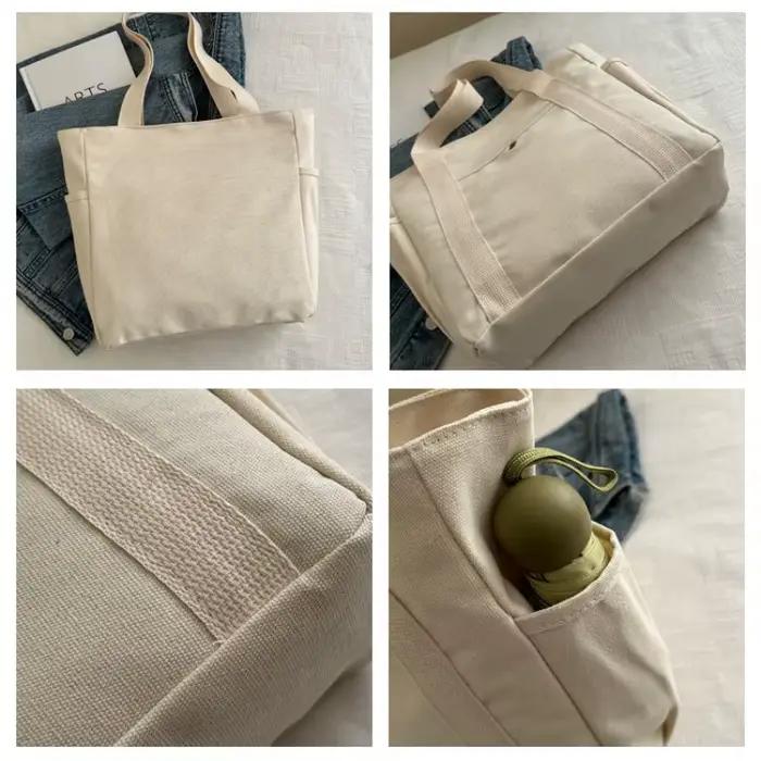 Sac tote canvas Homefish grand volume pour transport équipement pêche, études et shopping quotidien