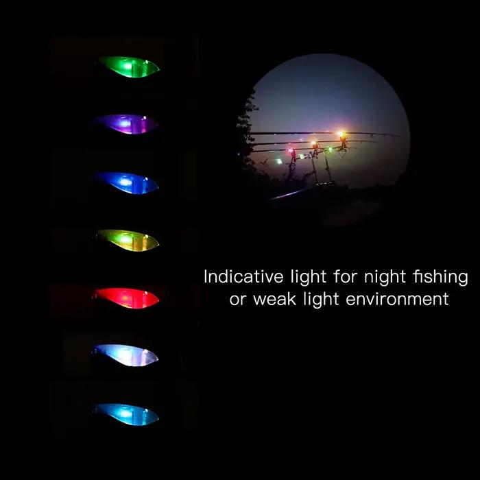 Alarme de pêche sans fil Lixada numérique - Kit alerte touche avec LED colorées et étui portable