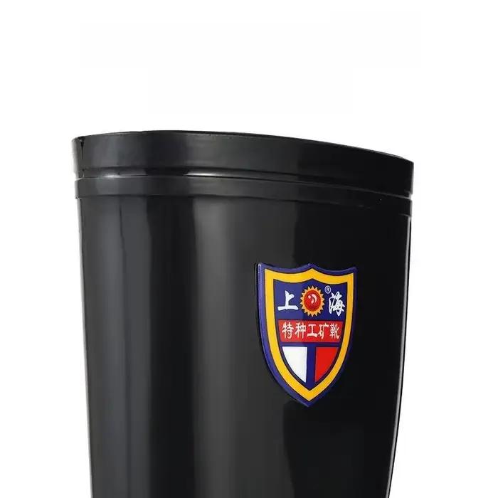 Bottes de pêche unisexes hautes PVC - Nouveau style pour patrouille et contrôle des crues