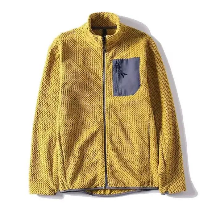 Veste polaire pêche montagne homme - Col montant outdoor - Vêtement randonnée escalade chasse