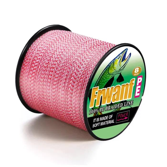 Ligne de Pêche PE Japonaise Super Résistante 8 Brins 500m 300LB Multifilament pour Pêche Sportive