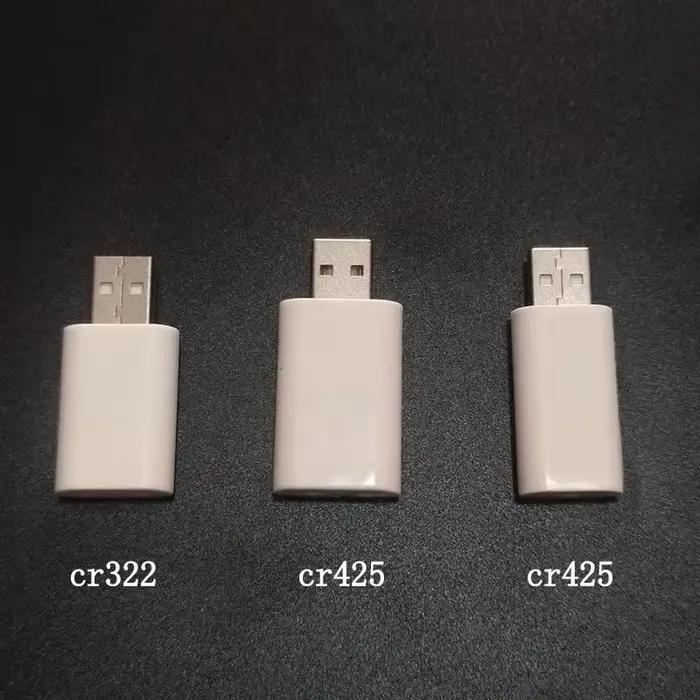 Chargeur USB pour batterie rechargeable CR425 CR322 et lumière de pêche lumineuse, flotteur électronique pour la