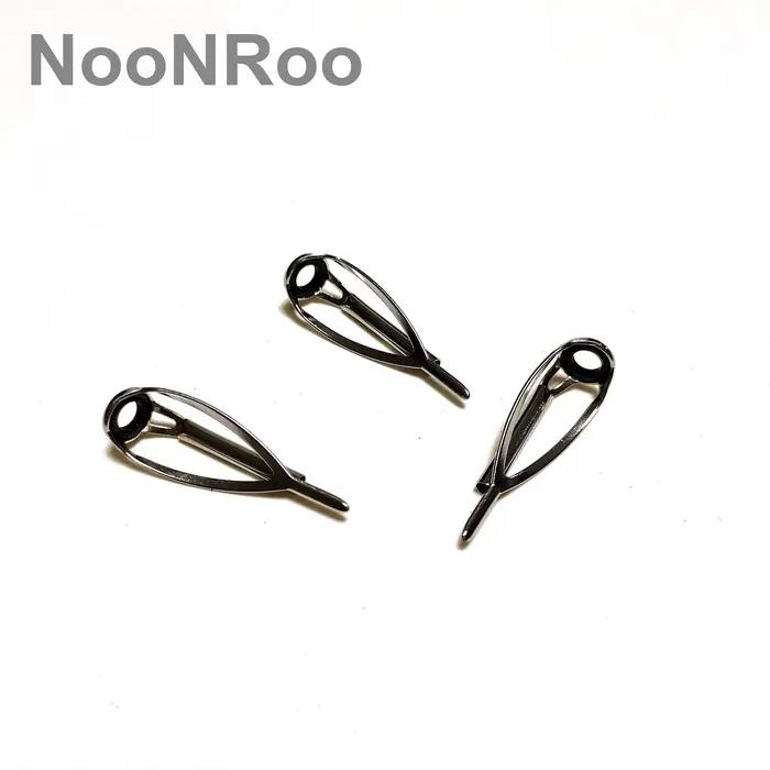 Kit 3 anneaux #6/#8 MN tip top pour montage et réparation cannes spinning et casting DIY argenté