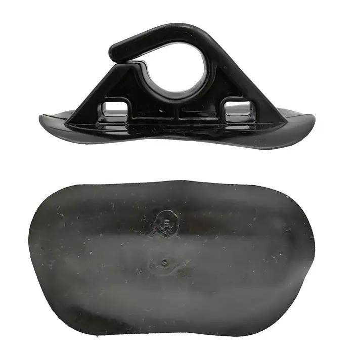 2 clips PVC pour pagaies - Supports crochets pour canoë kayak gonflable et bateau pêche