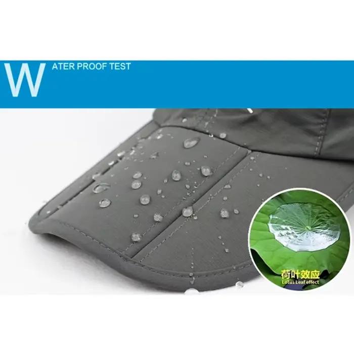 Casquette baseball pliable étanche respirante pêche vélo printemps été protection solaire