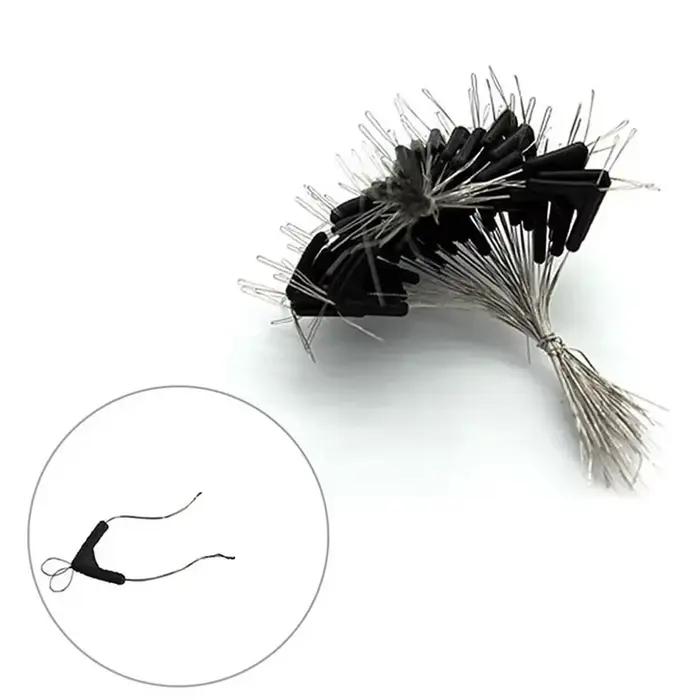 50 séparateurs ligne pêche anti-emmêlement - Connecteurs double hameçon accessoires extérieur