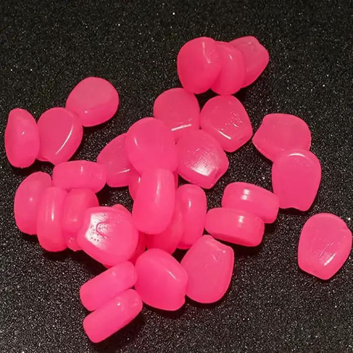 Bouillettes flottantes silicone 50 pièces saveur maïs herbe - Appâts artificiels pêche carpe pellets souples