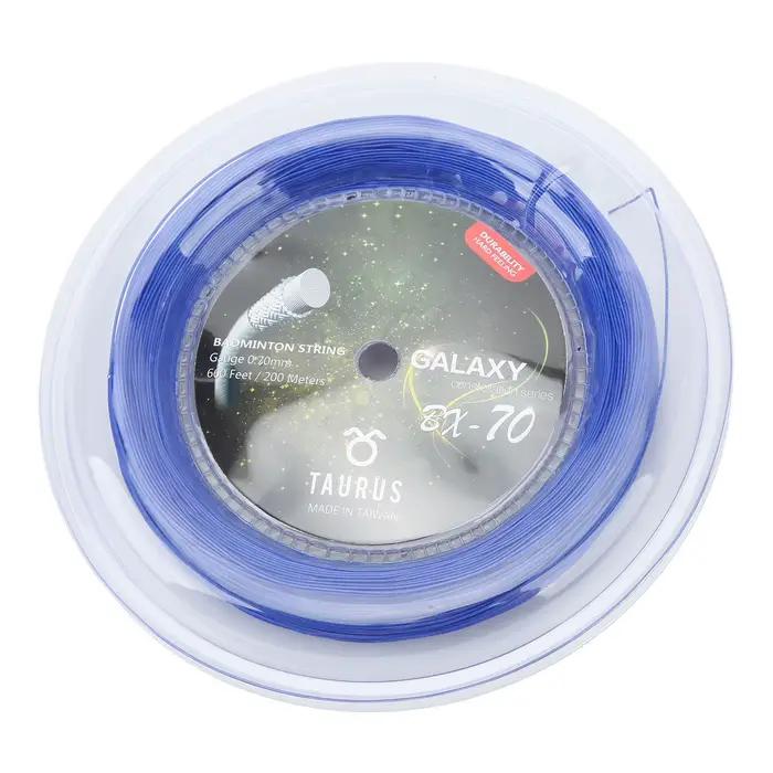 Corde de raquette de badminton POWERTI BX70 0.7mm - Reel 200m en nylon haute élasticité pour performance