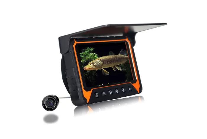 Caméra sous-marine 5 pouces pour pêche sous glace - Endoscope AV 130° avec détection poissons