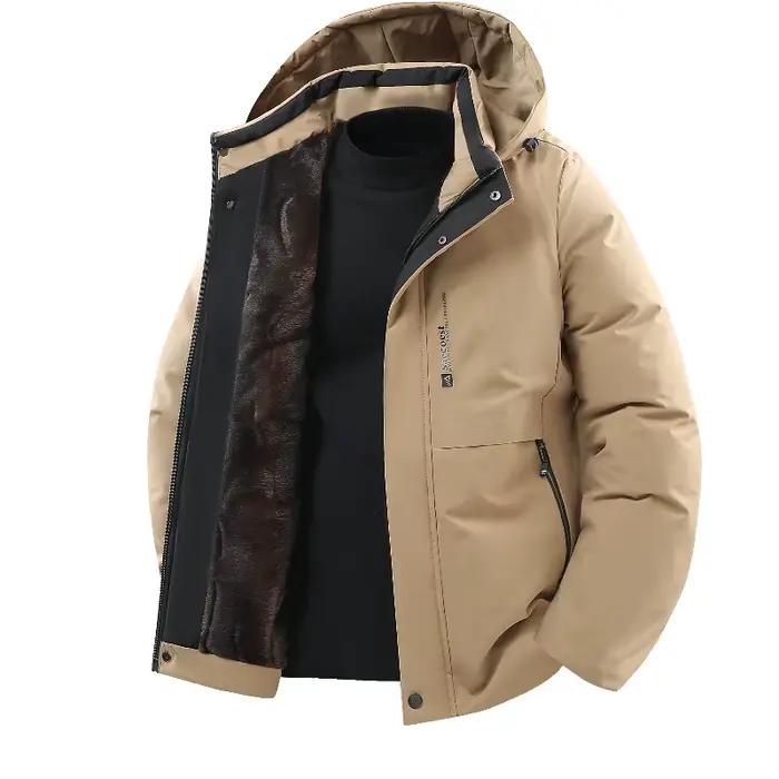 Veste chaude hiver pêche coupe-vent matelassée confortable et polyvalente pour loisirs extérieurs