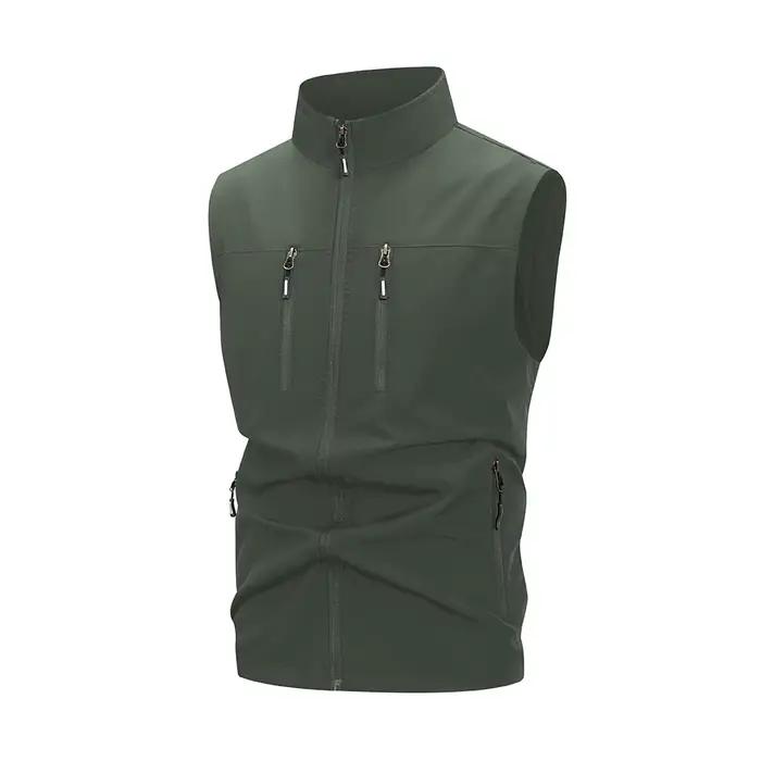 Veste de pêche homme imperméable respirante - Veste sans manches été automne pour activités outdoor