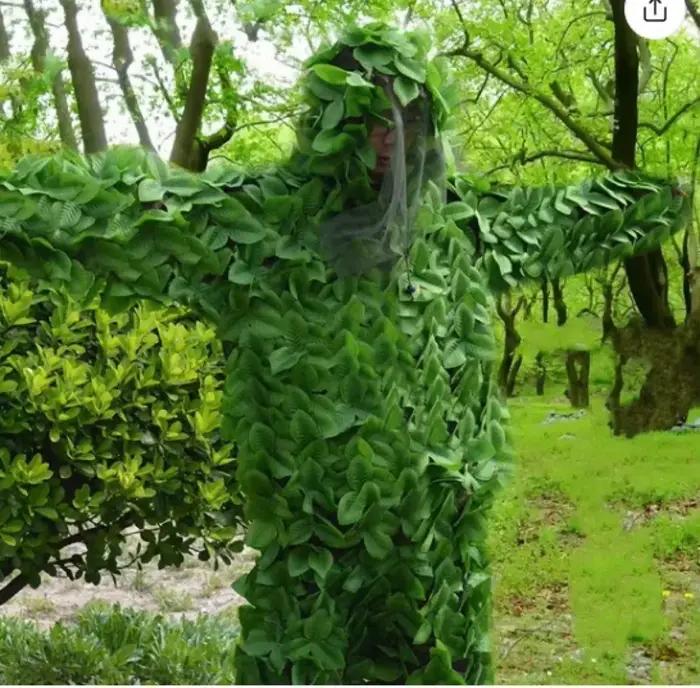 Tenue camouflage bionique Ghillie pour homme femme - vêtements tactiques chasse pêche extérieur