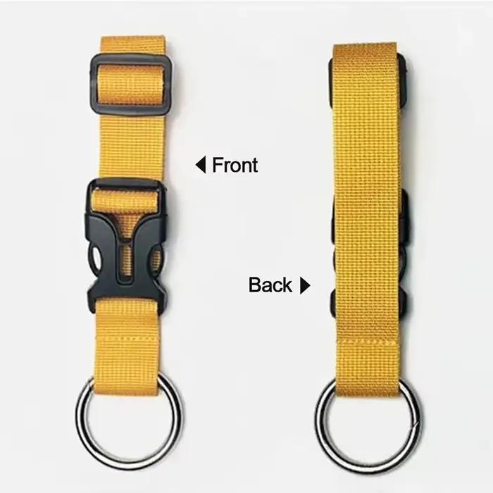 Mousqueton de sac à dos multifonction - Accroche ceinture et valise pour pêche et randonnée