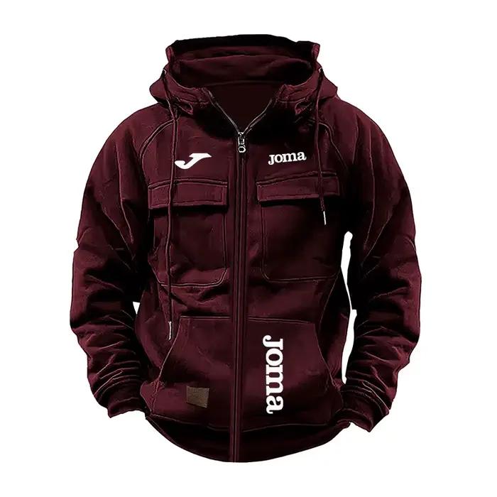Veste pêche polaire homme Joma - Vêtement chaud avec multiples poches pour pêche hivernale