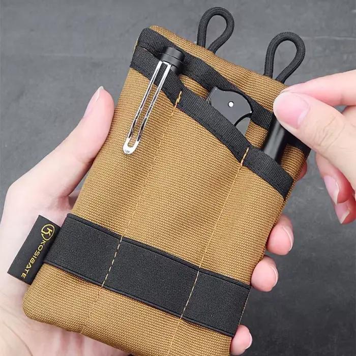 Sac banane tactique EDC en toile pour pêche et activités outdoor polyvalent pour homme et femme occasions spéciales