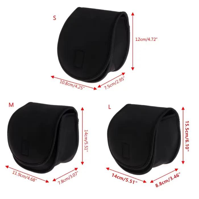 Étui de protection imperméable pour moulinets spinning et casting, pochette de rangement accessoires pêche