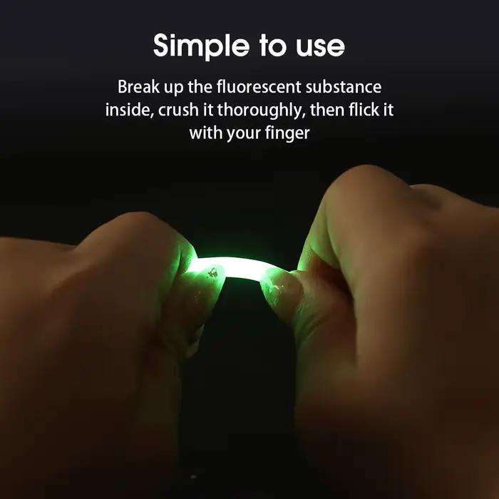 Bâtons lumineux de pêche nocturne 2.2-4.5mm - Flotteurs fluorescents lumineux pour pêche de nuit
