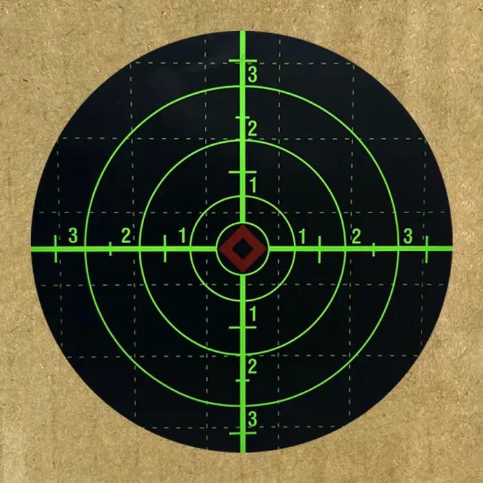 100 cibles autocollantes fluo vert éclaboussures pour BB gun pistolet à plombs rifle airsoft