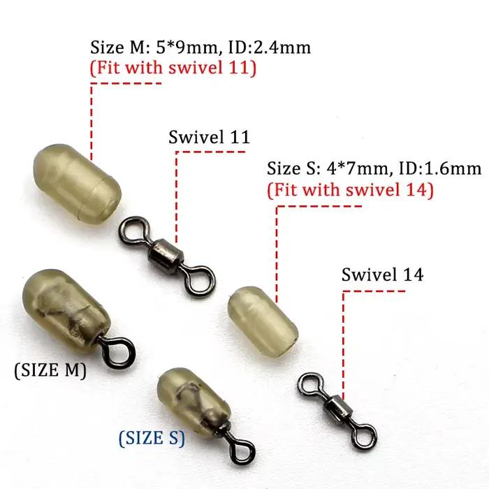 30 perles anti-emmêlement pour montages carpe feeder - Accessoires pêche carpe professionnels