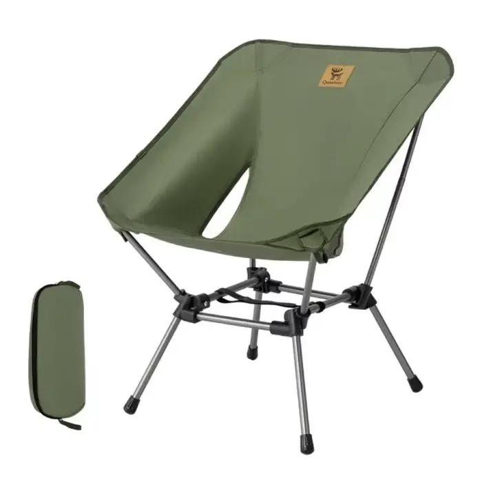 Chaise camping pliable Qunature légère et résistante pour pêche, randonnée et pique-nique en extérieur